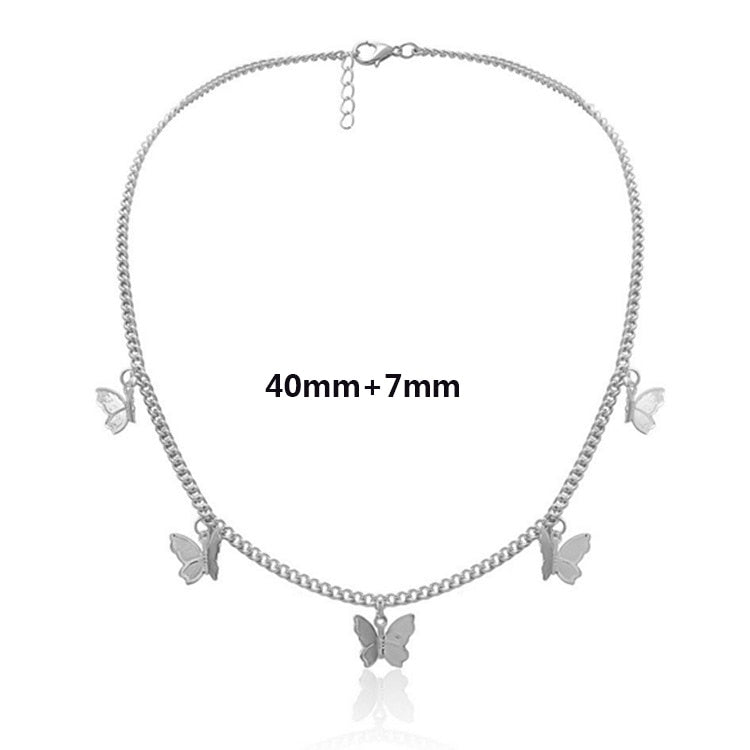 Independent Gothic Metal Hollow Necklace