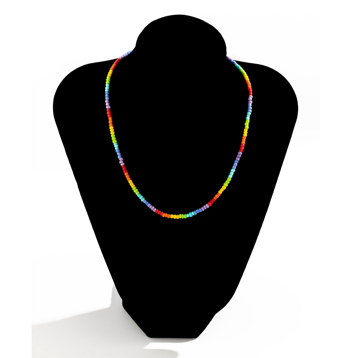 Lucky Number Eight DiceSmall Beads Chain Choker Necklace