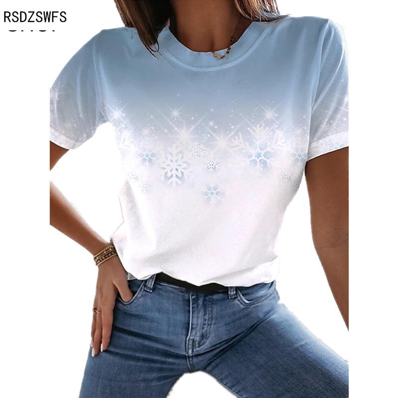 NEW Casual Wear Women's Round Loose Shirt Sleeve T-shirt