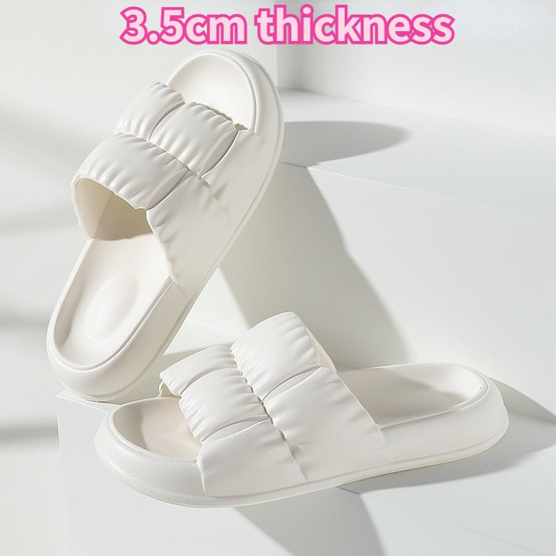 EVA Soft Sole Flat Shoes Mute Non-slip Flip Flops