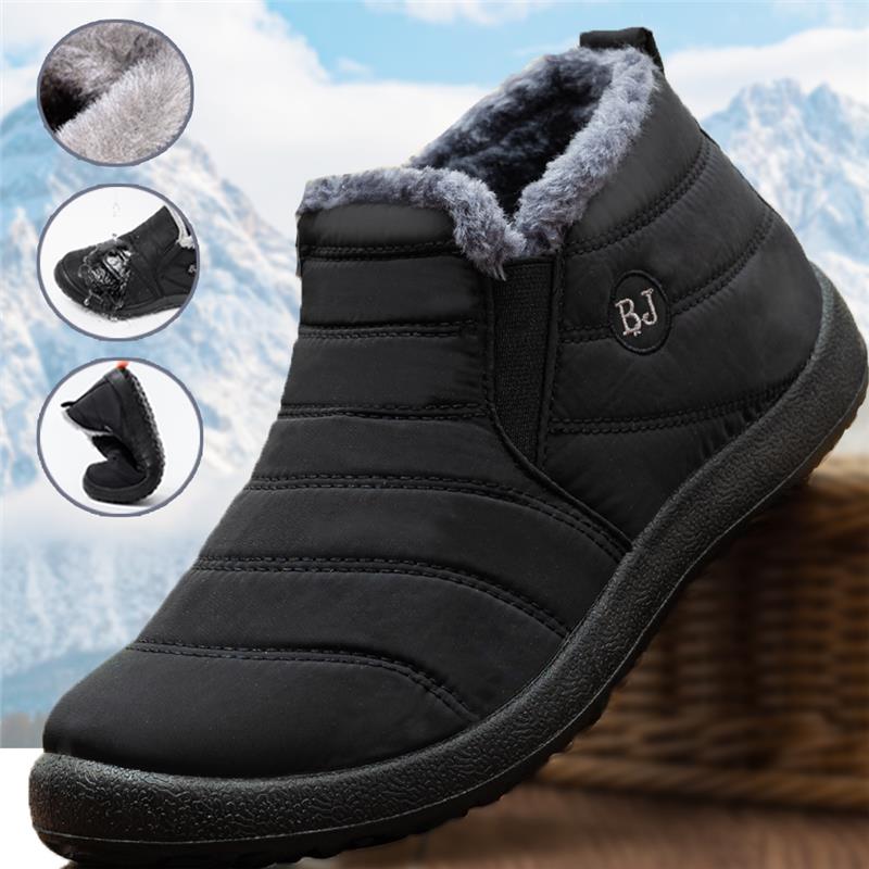 Men Boots Snow Casual Unisex Boots Male Winter Shoes For Men Fashion Ankle Boots Waterproof Shoes Men Footwear Men's Work Shoes