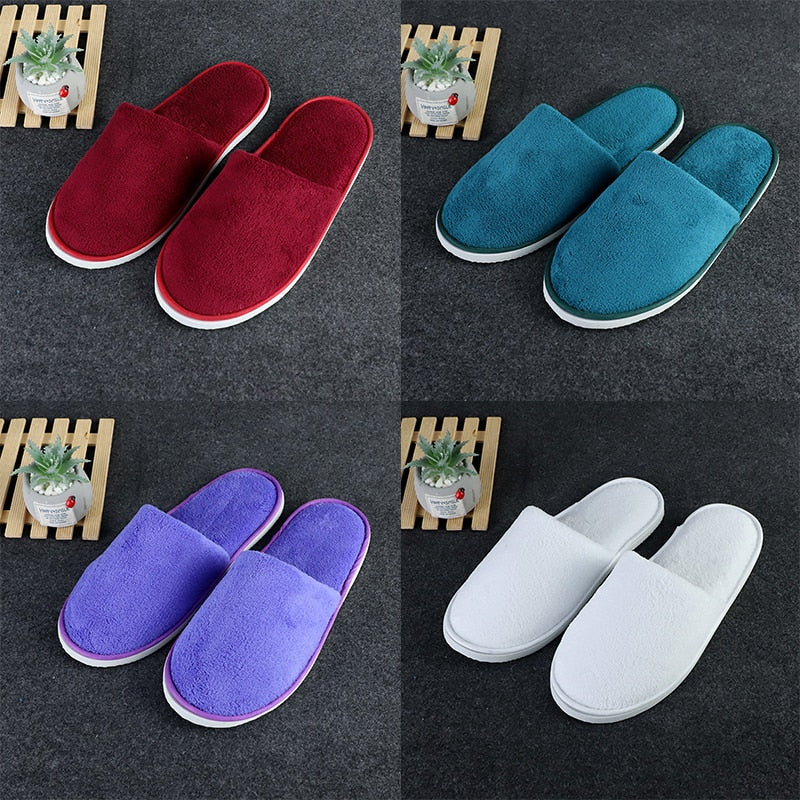 Women Indoor warm furry Home Slipper Flip Flops