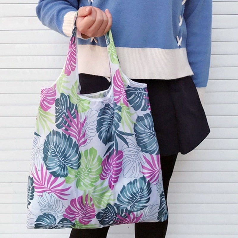 Fashion Printing Foldable Eco-Friendly Large-capacity Shopping Bag