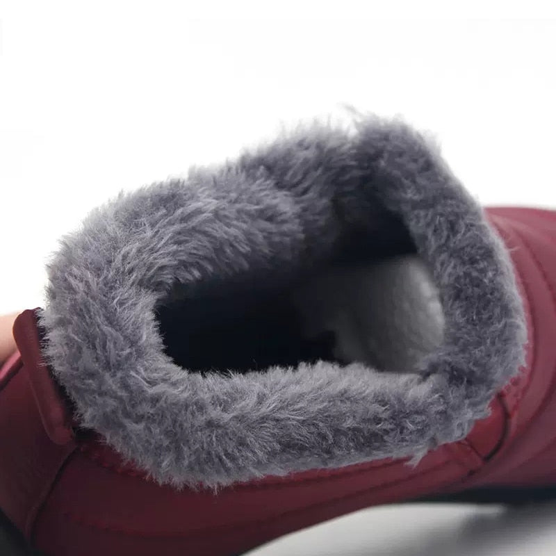 Warm Fur Winter Sneakers Men