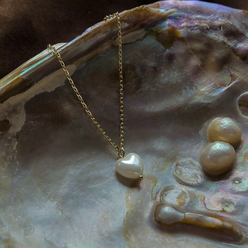 Shiny Bling Zircon Double Layer Heart Clavicle Chain  Necklace