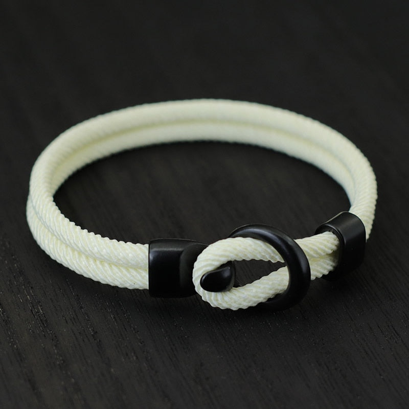 Fashion Rope Bracelet Men Double Layer