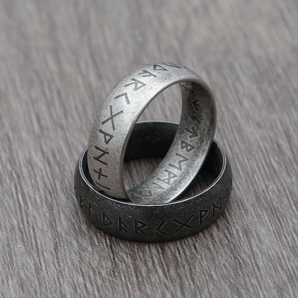 Stainless Steel Nordic Odin Viking Ring For Men Women