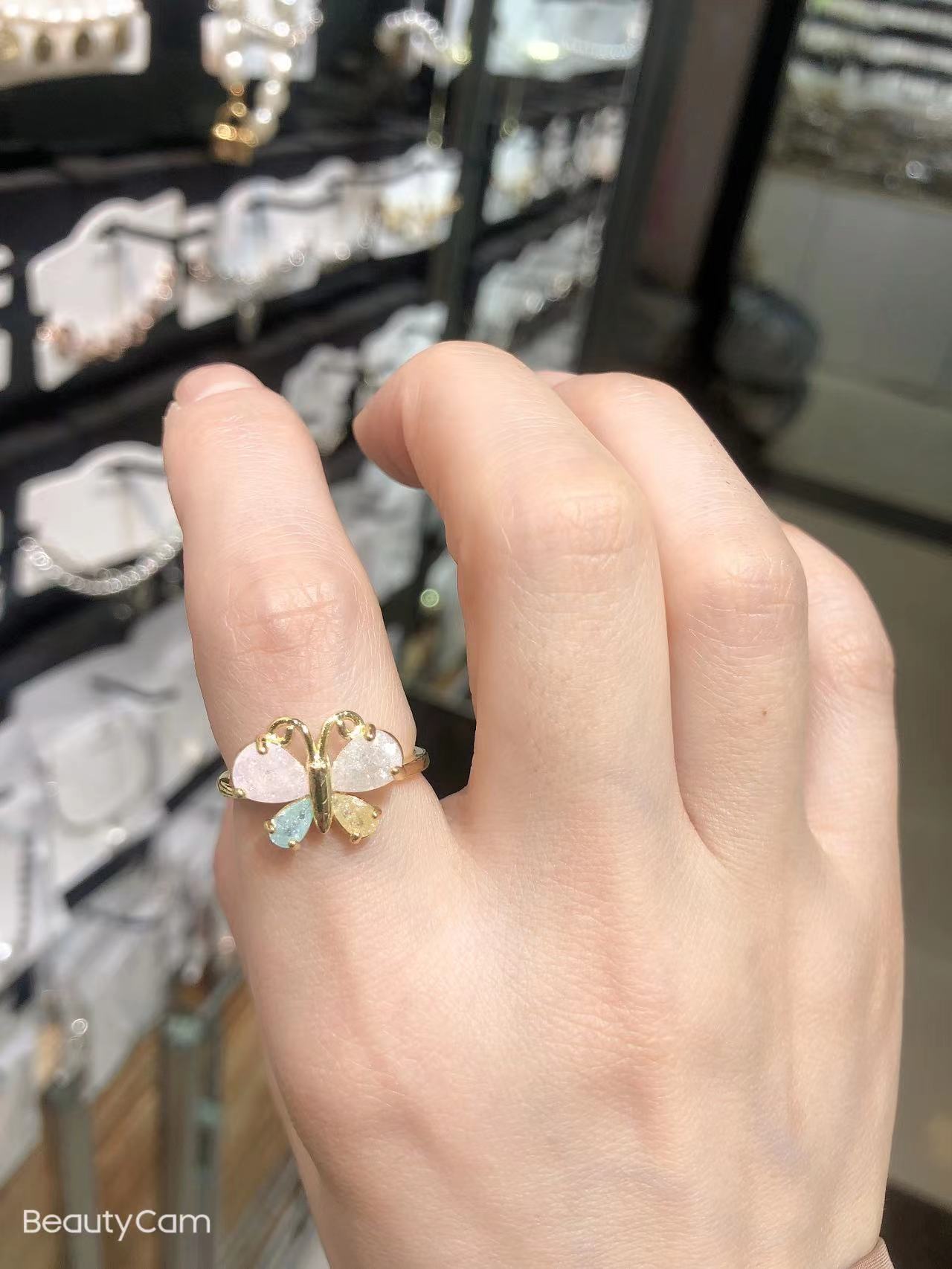 New Exquisite Lovely Opening Ring