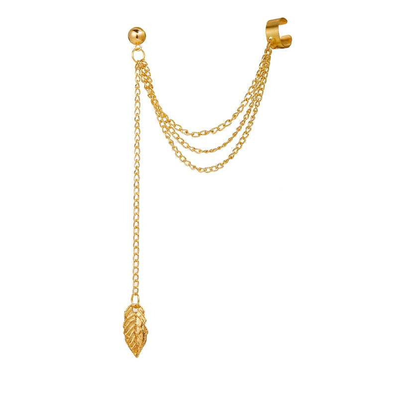 LATS Simple Non-Piercing Ear Cuff Earrings