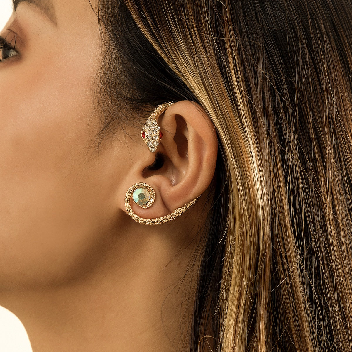 Punk Fairy Ear Cuff Earring Dark Elf Ear Clip No Piercing Earrings