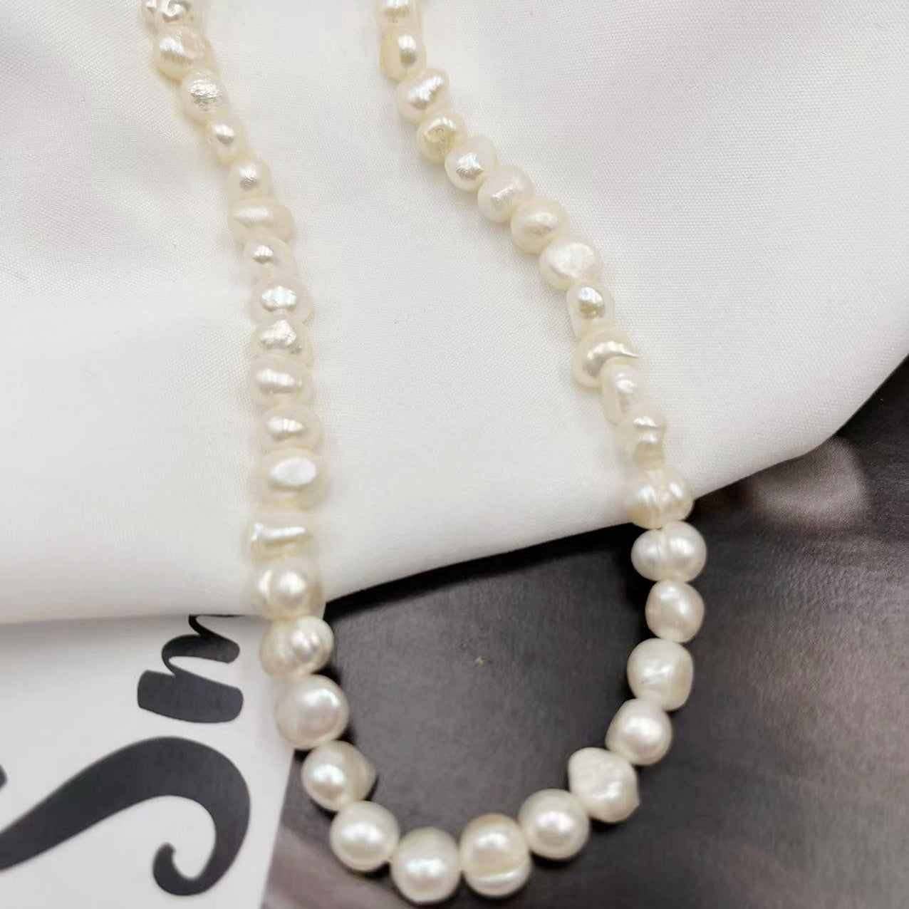 Minar Multiple French Pearl Necklace