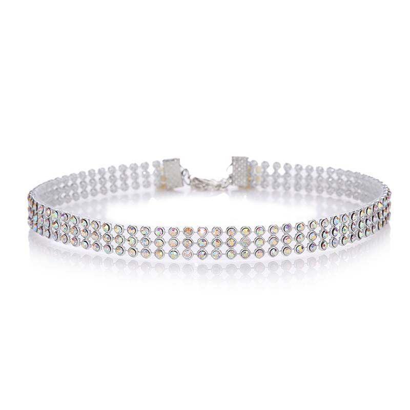 Crystal Rhinestone Choker Necklace