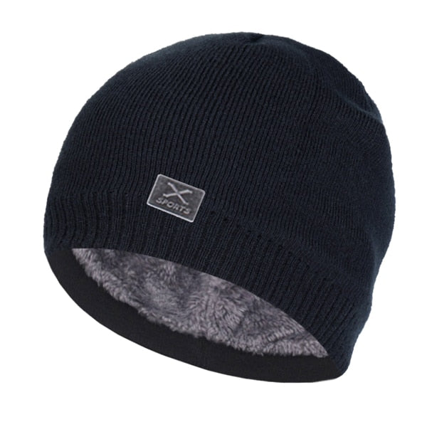 Skullies Beanies Men Knitted Hat Winter Hats For Men Women