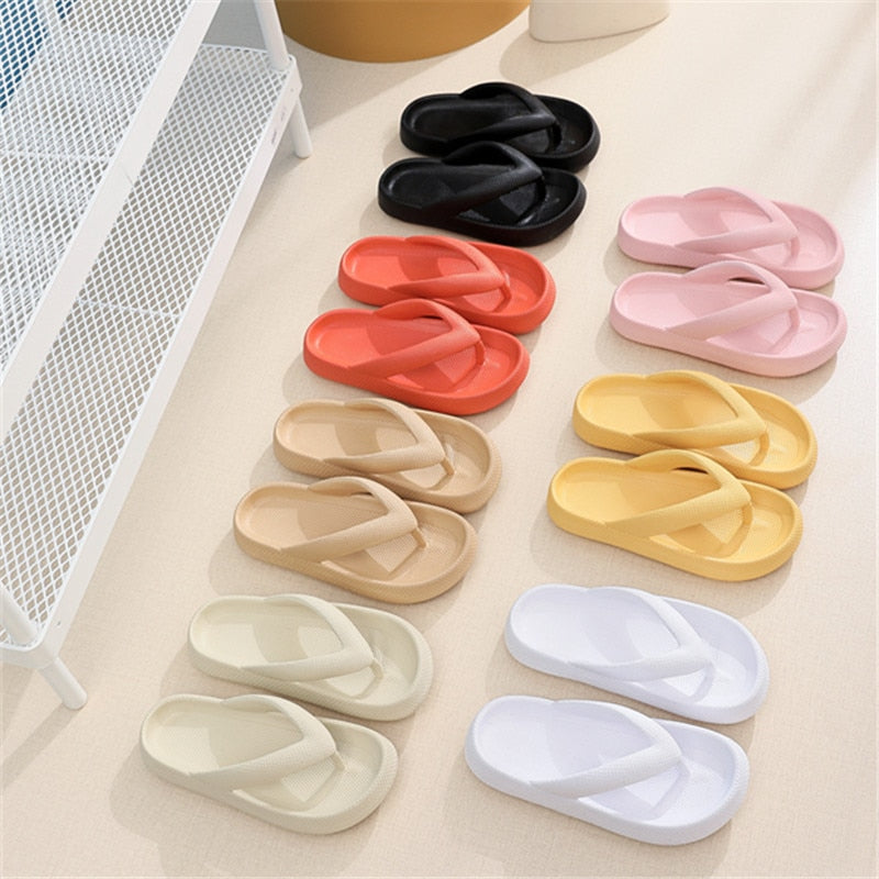 Rimocy Soft Sole Platform Thick Bottom Flip Flops