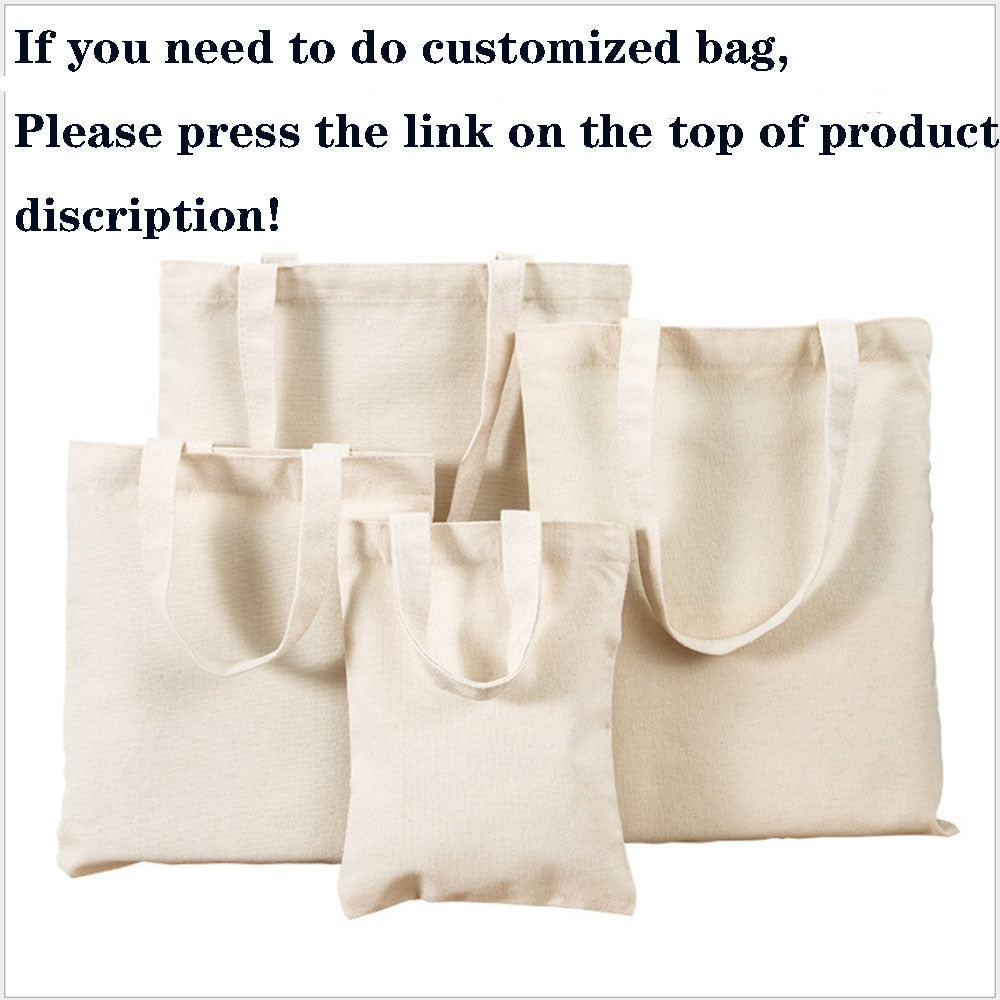 Cotton Zipper Portable Canvas Bag
