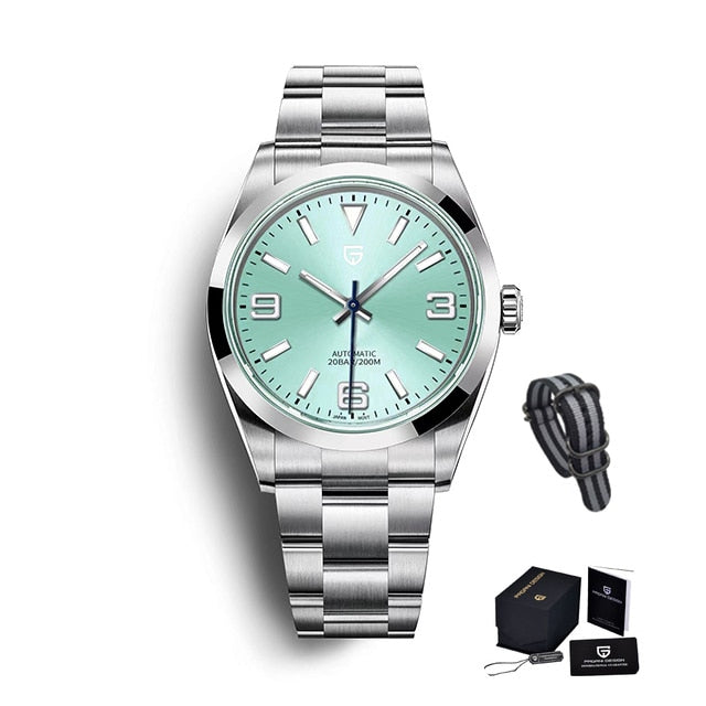 PAGANI DESIGN 40MM Men Mechanica lAR Coated Automatic Wristwatch