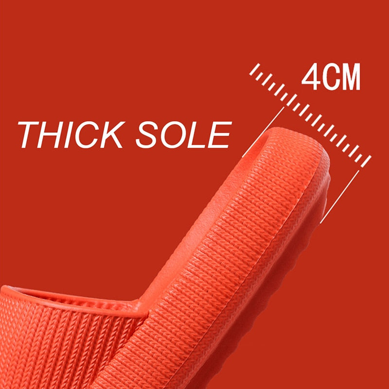 Lucyever Thick Platform Non-slip EVA Flip Flops