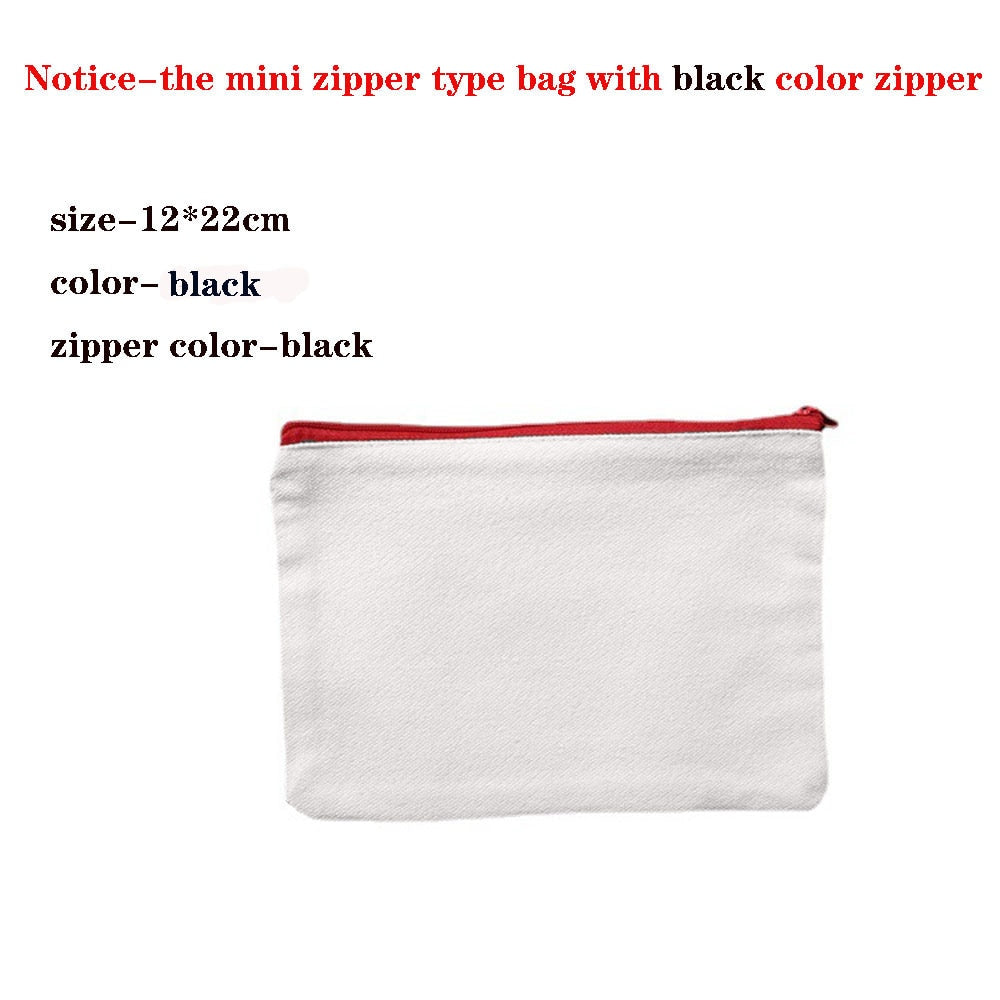 Cotton Zipper Portable Canvas Bag