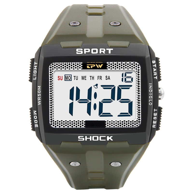 Big Numbers  Water Resistant Men Digital Watch