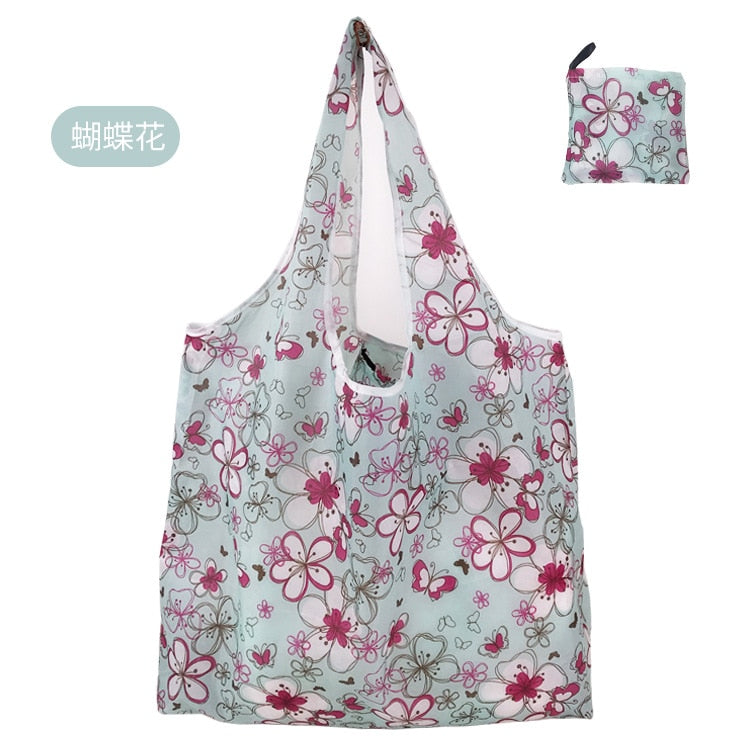 Fashion Printing Foldable Eco-Friendly Large-capacity Shopping Bag