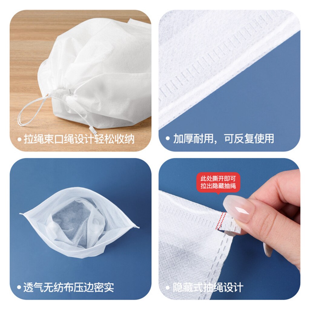 10pcs Shoes Storage Bag Closet Organizer Non-woven Travel Portable Bag Waterproof