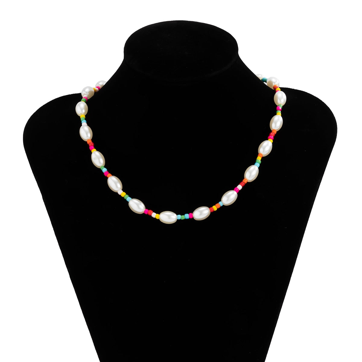 Lucky Number Eight DiceSmall Beads Chain Choker Necklace