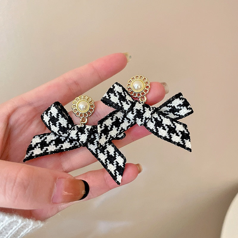 Cute Flocking Rabbit Ear Studs