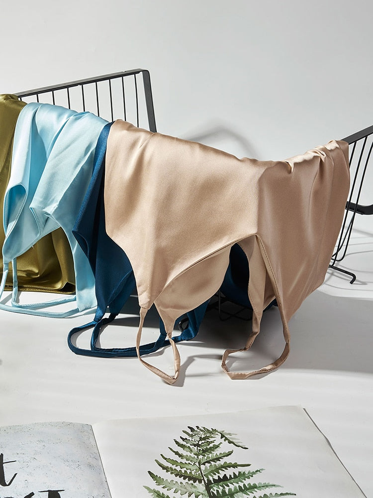 AOSSVIAO Spaghetti Strap Top Women Halter V Neck