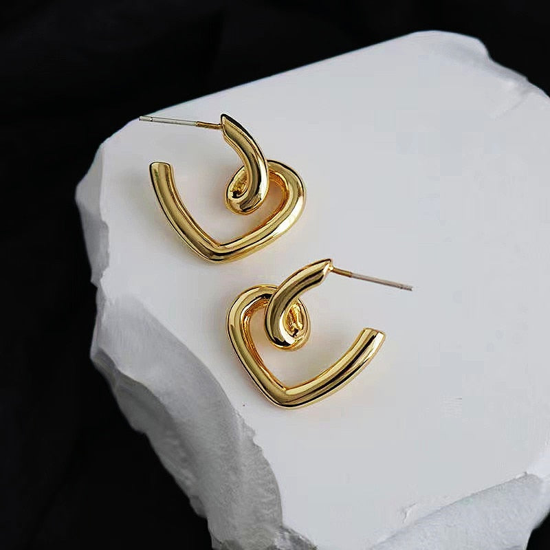 Cute Flocking Rabbit Ear Studs