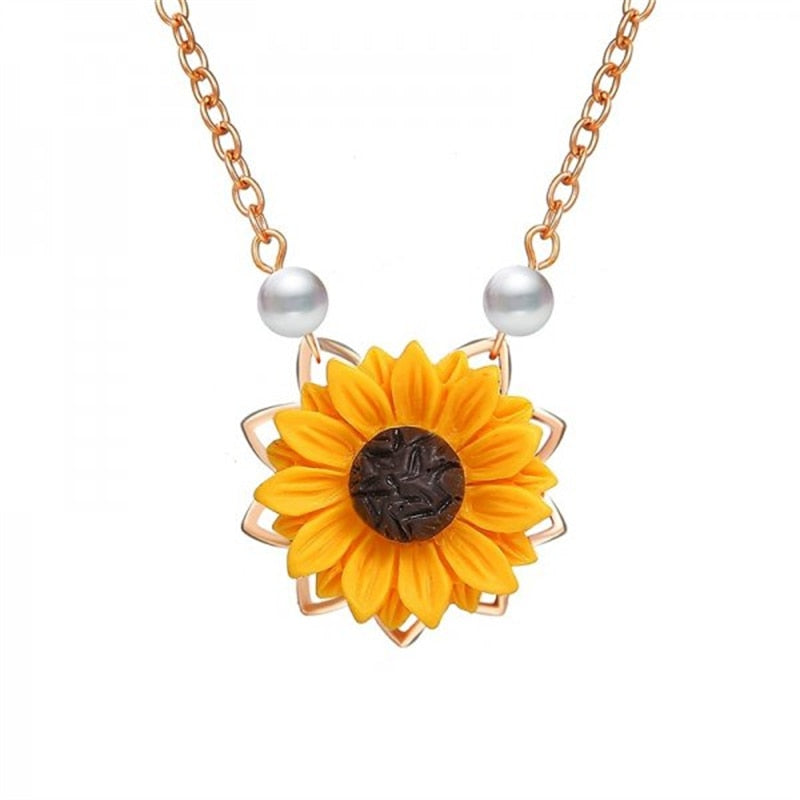 Elegant Flower Daisy Clavicle Necklace