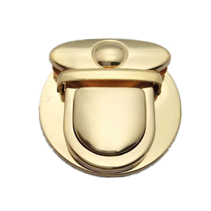 Shoulder Bag Turn Twist Lock Metal Buckle Bag Accessories Handbag Snap Clasps DIY Closure Lock for Purse Totes