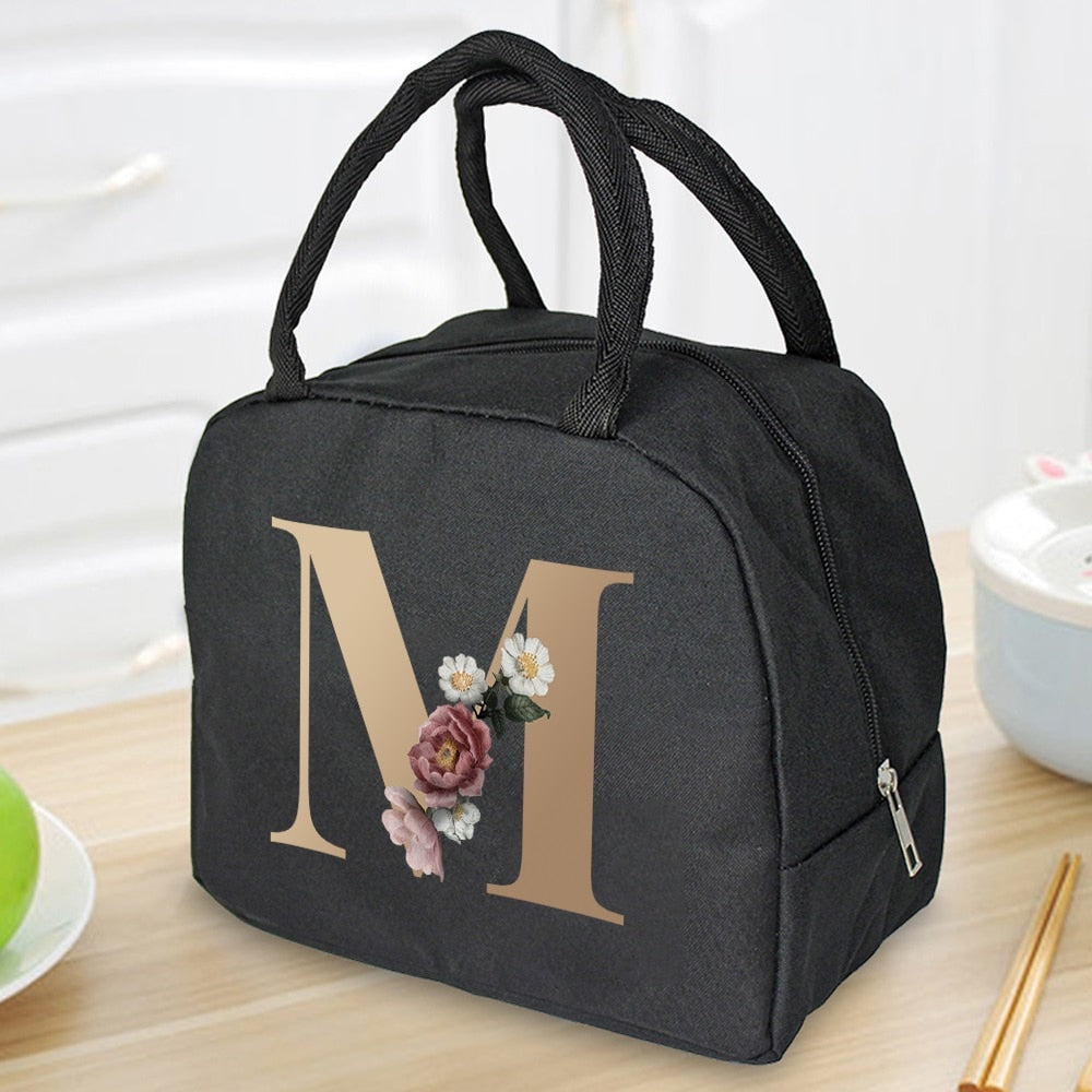 Lunch Bag Cooler Tote Portable Insulated Thermal Canvas Bag Unisex