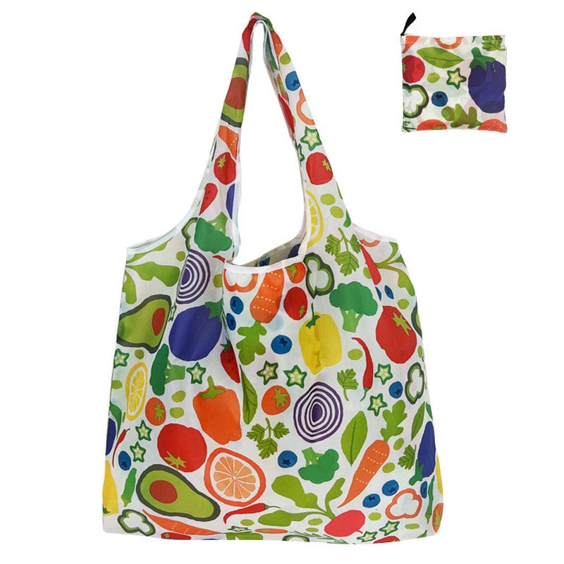 Fashion Printing Foldable Eco-Friendly Large-capacity Shopping Bag
