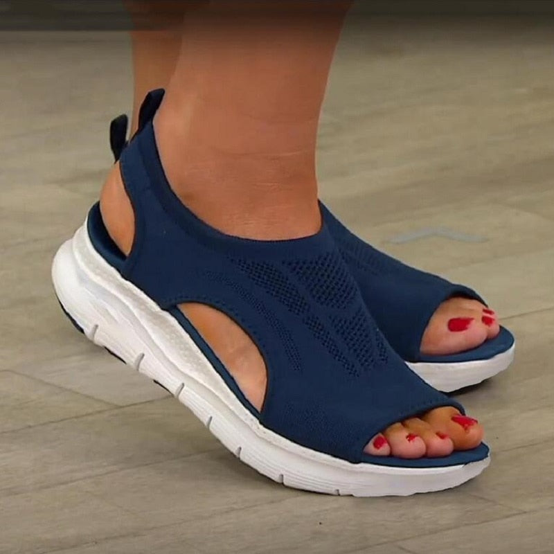 Slip-On Light Casual Shallow Platform Sandals