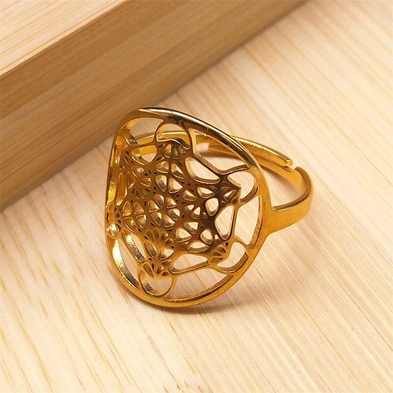 Witchcraft Stainless Steel Witch's Irish Knot Adjustable Ring