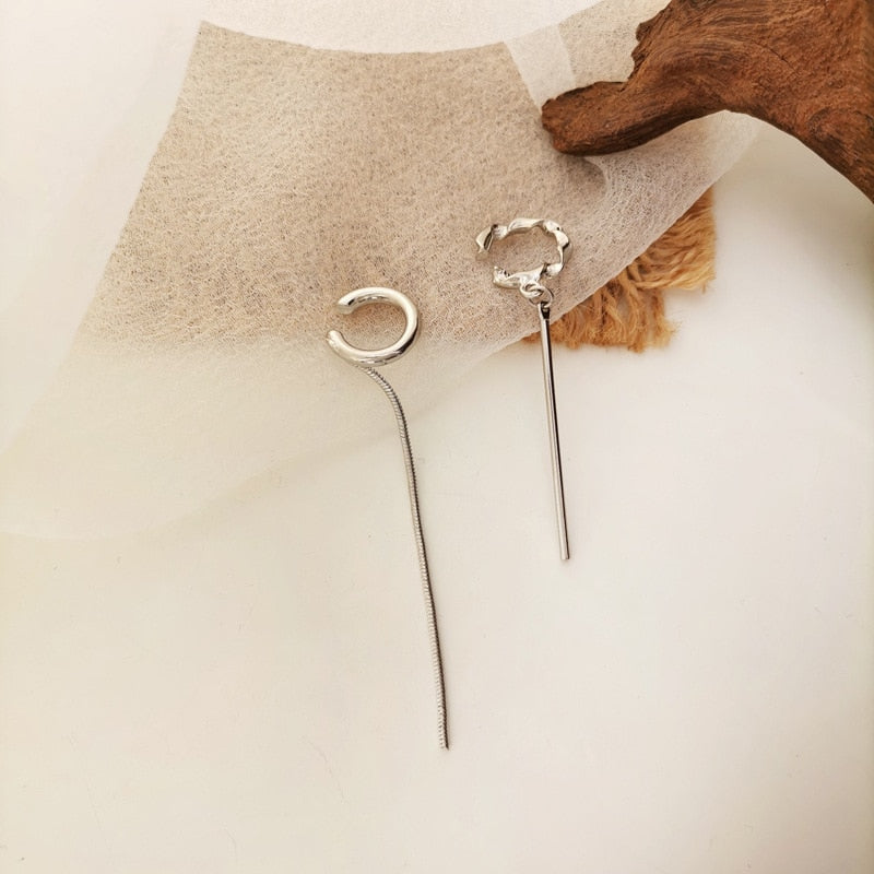 LATS Simple Non-Piercing Ear Cuff Earrings