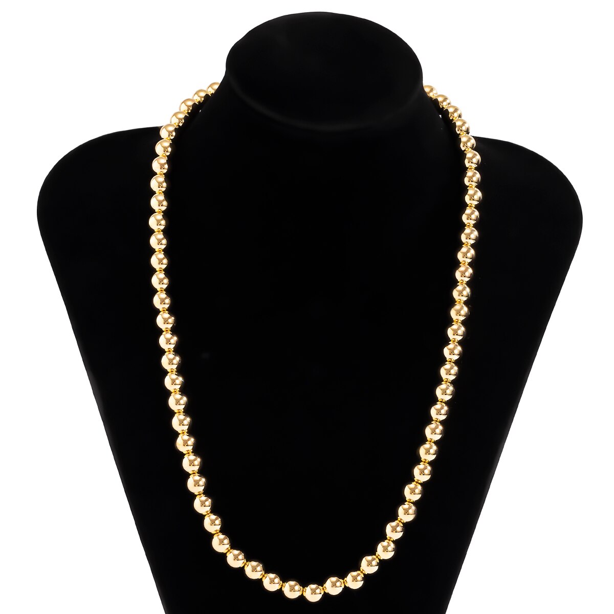 Lucky Number Eight DiceSmall Beads Chain Choker Necklace