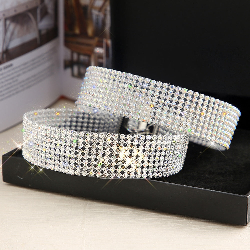 Crystal Rhinestone Choker Necklace