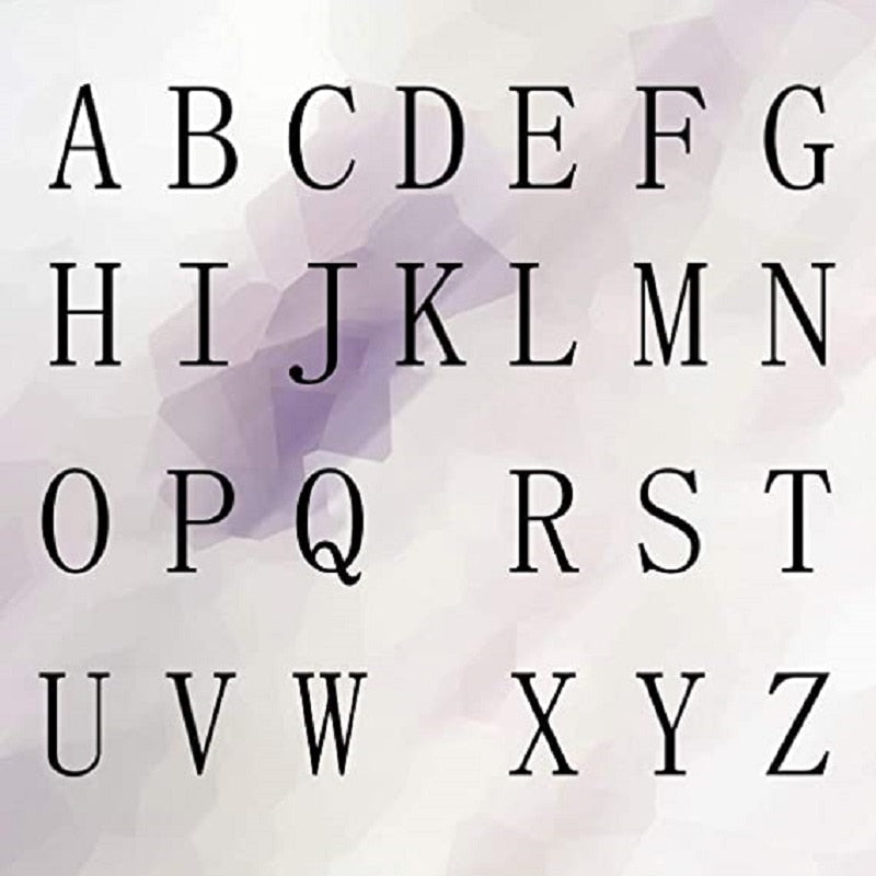 Initial Later Charms Bracelets Fashion Girls Gold Color Stainless Steel Heart Bracelet