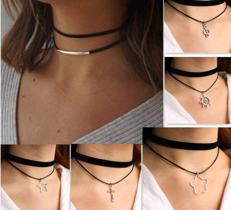 Geometric Chokers Necklace