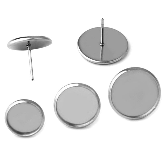 Stainless Steel Earring Studs - Shopeasywear