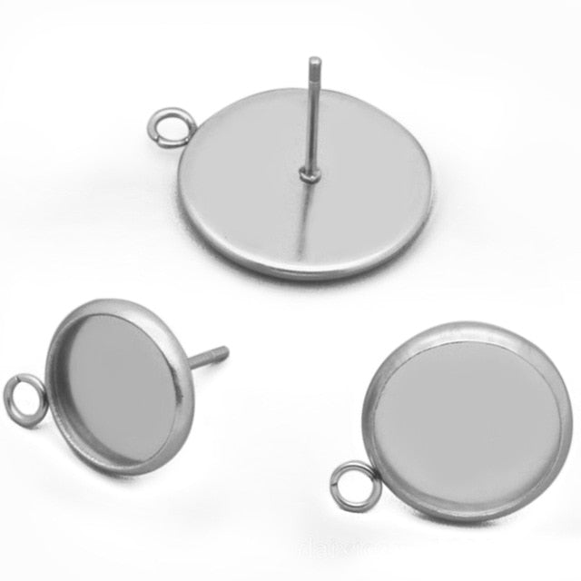 Stainless Steel Earring Studs - Shopeasywear