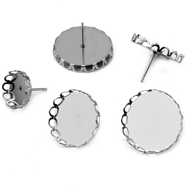 Stainless Steel Earring Studs - Shopeasywear