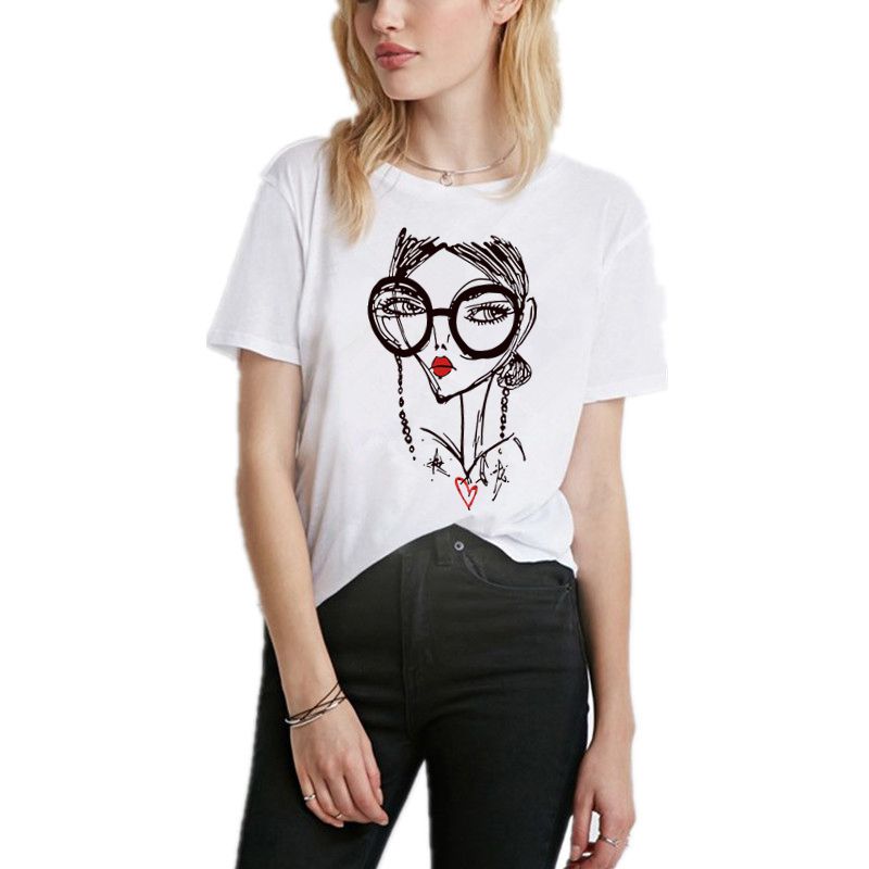 Cool Girl Print Women T Shirt