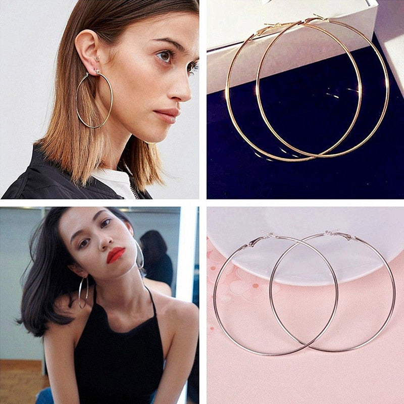 Brand 4 Size Big Hoop Earring for Women