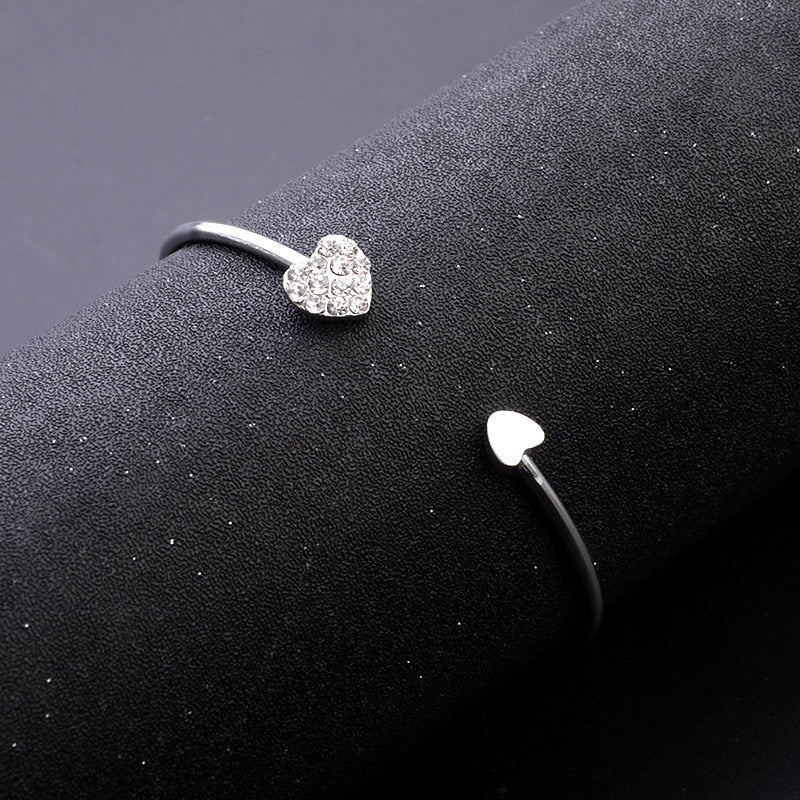 Double Heart Women Bracelet