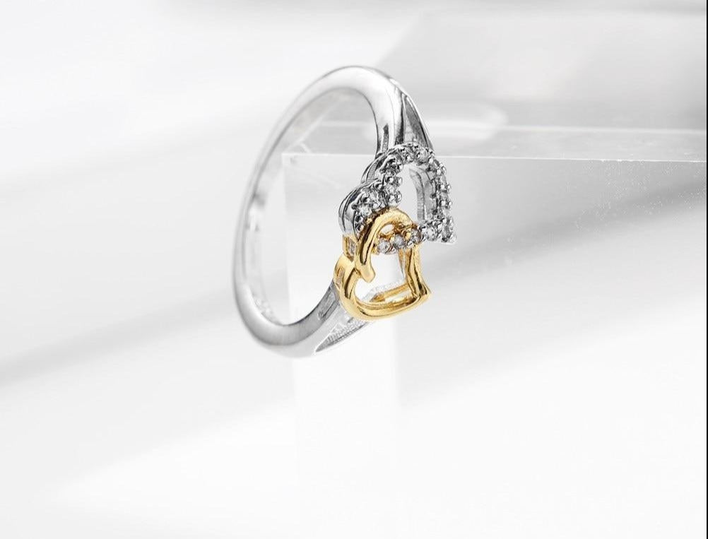 Heart Shaped Wedding Rings