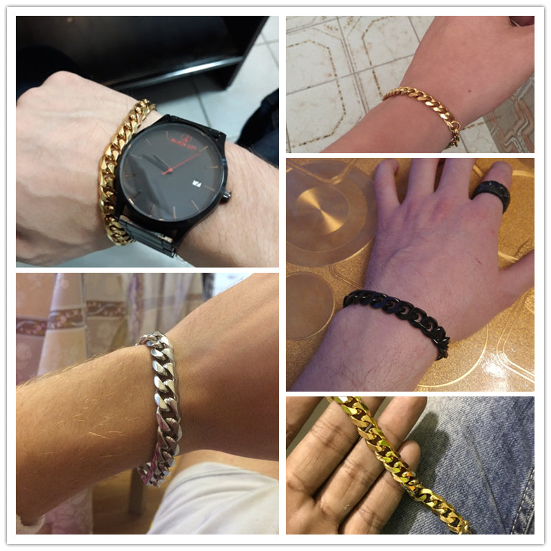100% stainless Steel Men Bracelet - Jeglow store
