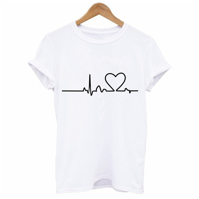 Graphic Love New Arrival Women T Shirt - Shopeasywear