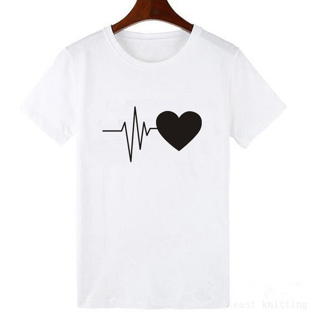 Graphic Love New Arrival Women T Shirt - Shopeasywear